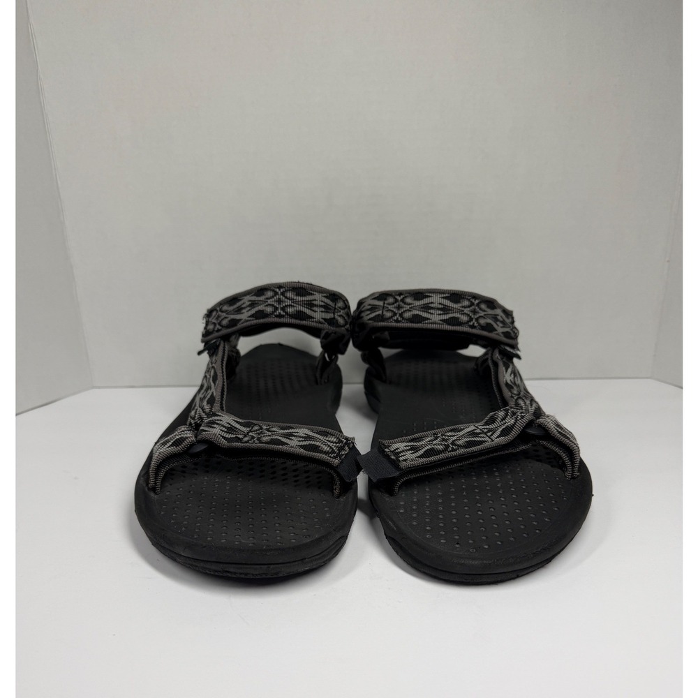 Teva Hurricane 6502 Mens Sandals Black Gray Geometric Straps Size 10 Hiking